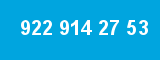 922 914 27 53 922 914 27 53
